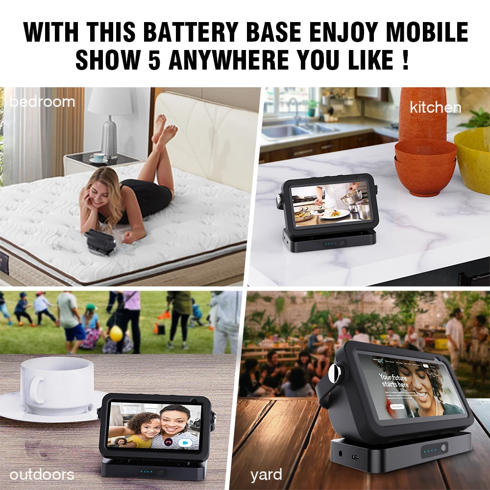 Задняя аккумуляторная батарея Echo Show 5 с защитной ручкой