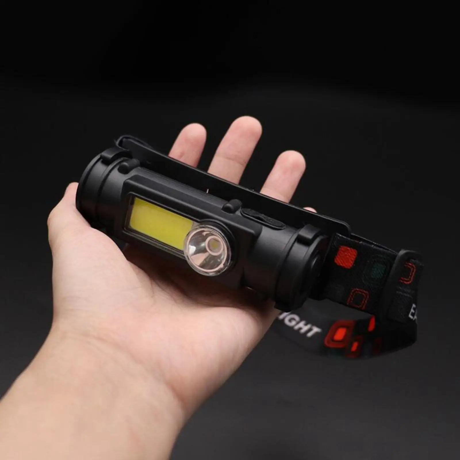 

LED Head Lamp Rechargeable Lightweight Waterproof Flashlight Headlamps for Ear Picking Fishing Pedicure Cycling Adults and Kids