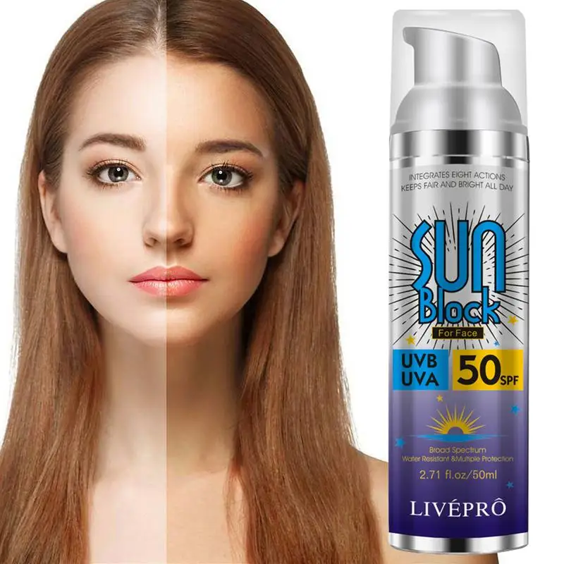 

Sunscreen Spray 50ml Broad Spectrum SPF50 Sun Screen Water Resistant Spray Sunscreen To Protect Women And Men From Sun In Hot