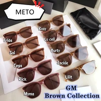 2022 gentle uv400 monst meto brown sunglasses collection women men vintage luxury square cat eye 2021 brand designer trend gm