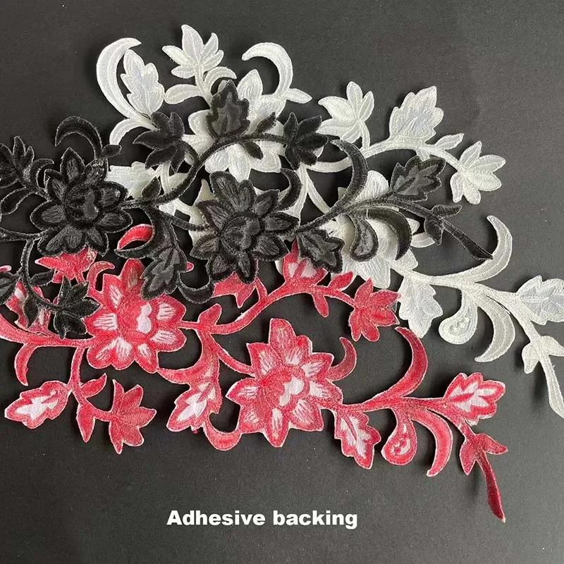 Экологичная вышитая нашивка ручной работы с красочным нанесением для одежды и