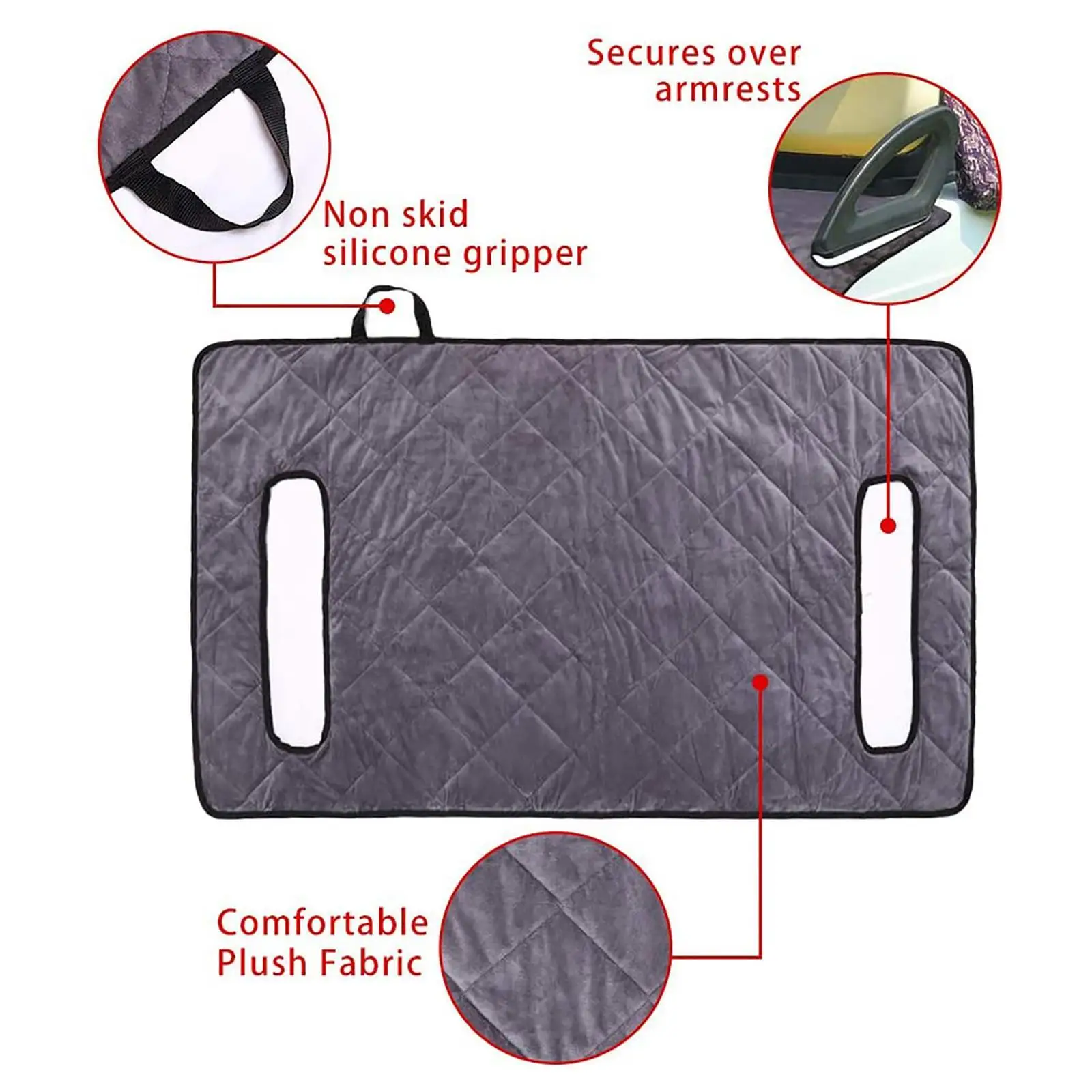 

Golf Cart Seat Cover Blanket Plush For Travel Sports Club Golf Accessories