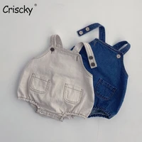 criscky toddler infant boy pants denim clothes girls overalls kids baby jumper jeans jumpsuit clothing outfits shorts