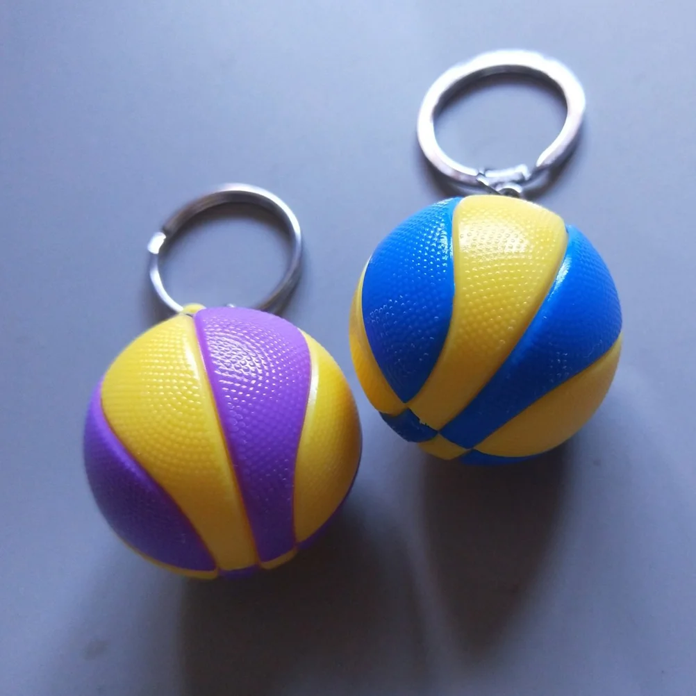 

Key Chain Portable Adorable Volleyball Keychain Big Bag Pendant Cartoon Keychains Backpacks DIY Accessories