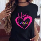 Модная розовая футболка для фитнеса, лето 2022, женская одежда, топ, женская футболка, женская футболка 90-х Tumblr Zumba, футболка для любителей танцев