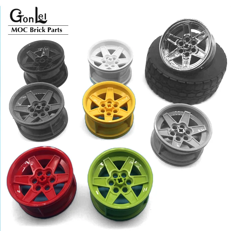 2-4 шт./партия шины 94,3x38 R колеса и шины 56x34 технические гонки средний подходит для набор шарнирных буксировщиков 42114 42030 42082