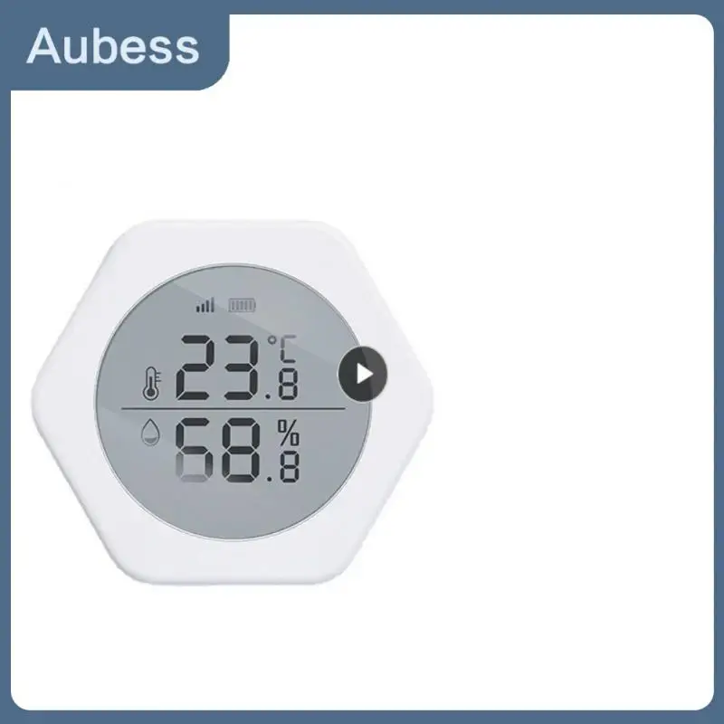

Zigbee Sig-mesh Tuya Smart Lcd Screen Wifi Thermometer Detector Wireless Temperature Humidity Sensor High-precision Sensor