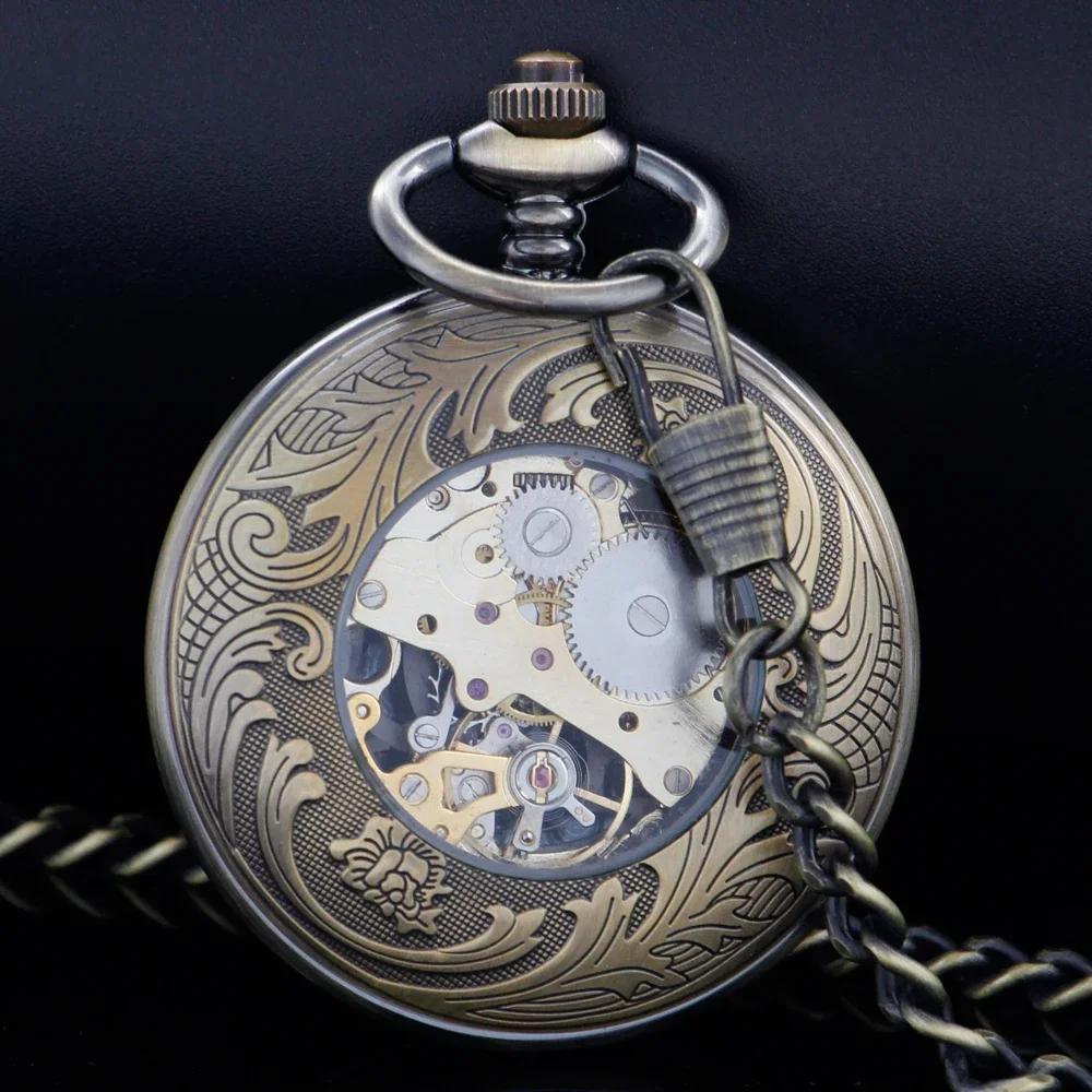 Механические карманные часы PJX1650 с дизайном осьминога