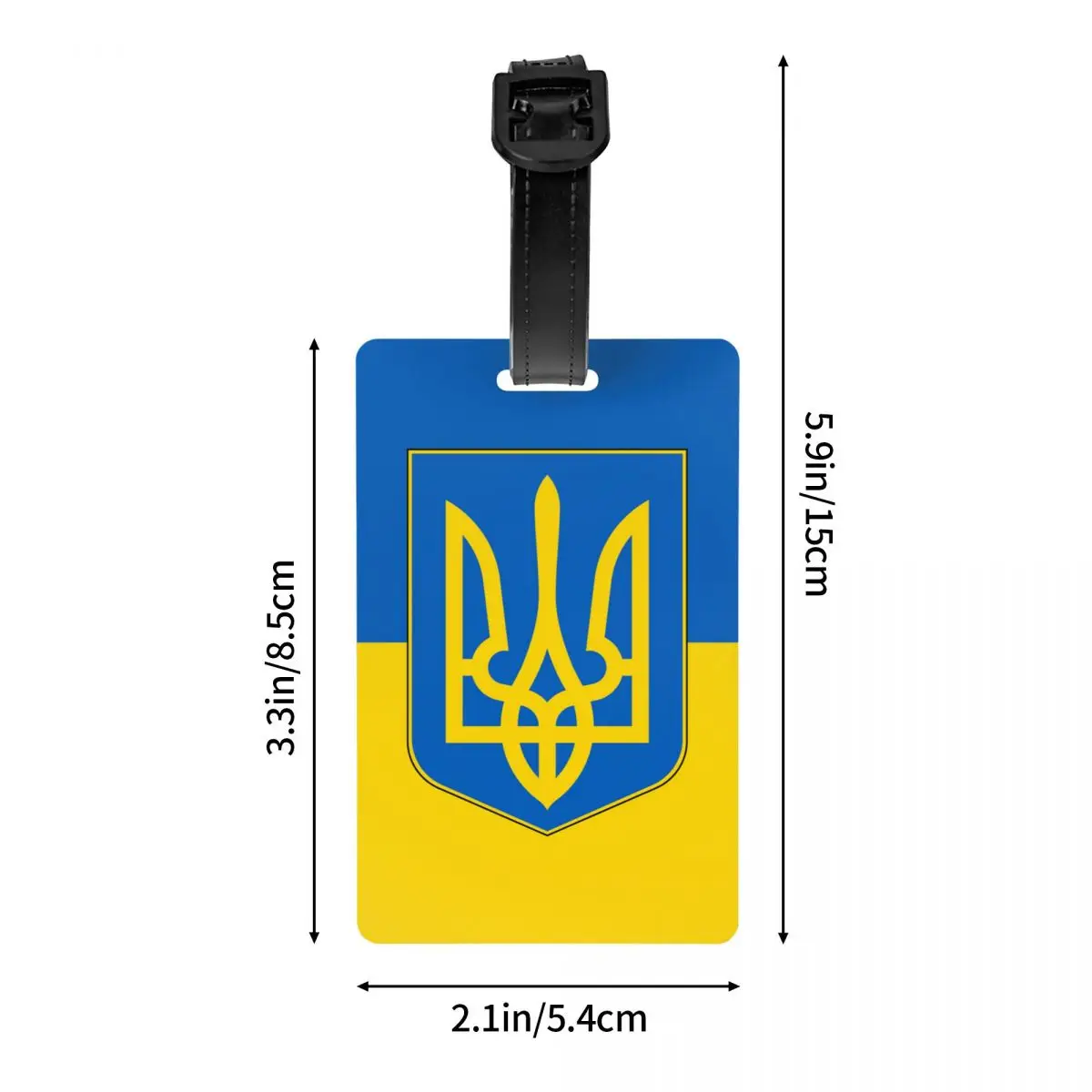 Индивидуальный флаг Украины бирка для багажа чемодана патриотическая Личная