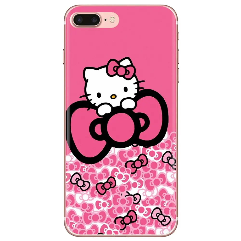 Чехол для телефона Huawei P30 P40 P20 P7 P8 P9 P10 Lite Plus Pro 2015 2016 2017 Mini Pink hello Kitty рисунок