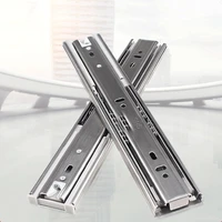 45cm Stainless Steel Drawer Slides Soft Close Kitchen Cabinet Slide Drawer Track Furniture Hardware Accessories Funiture Rail