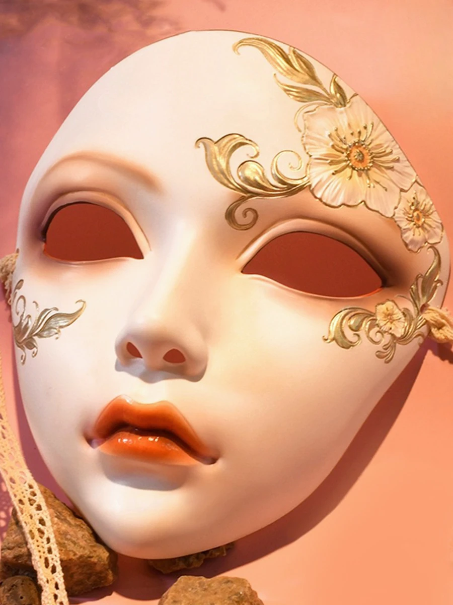 Фонарь для взрослых на все лицо красивая женщина танцевальная лиса в