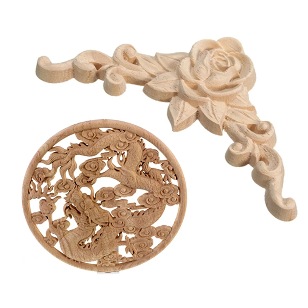 

2 шт., деревянная резьба по дереву, 8X8 см и 12 см