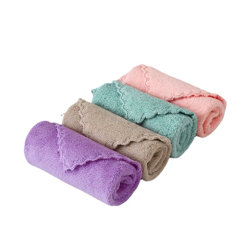 

5pcs/set Coral Fleece Trimmed Car Wash Towel High-density Absorbent Super Soft Cloth Car Detailing Accessories Limpieza Coche