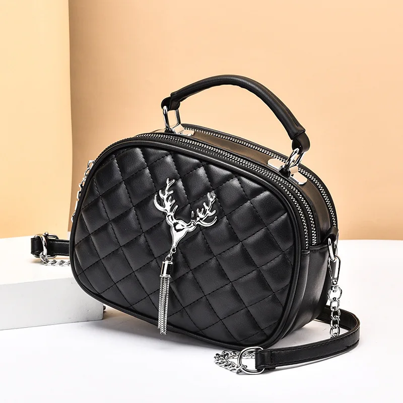 

New Trend Women's Handbag, Small Fragrance, Linger, Chain Texture Women's Bag Mini Bag