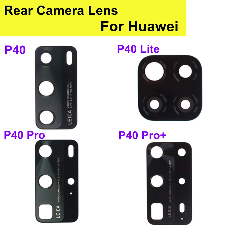 

Rear Camera Glass Lens For Huawei P40 lite Back Rear Camera Glass lens P40 Pro + P40 Pro Plus Camera Lens