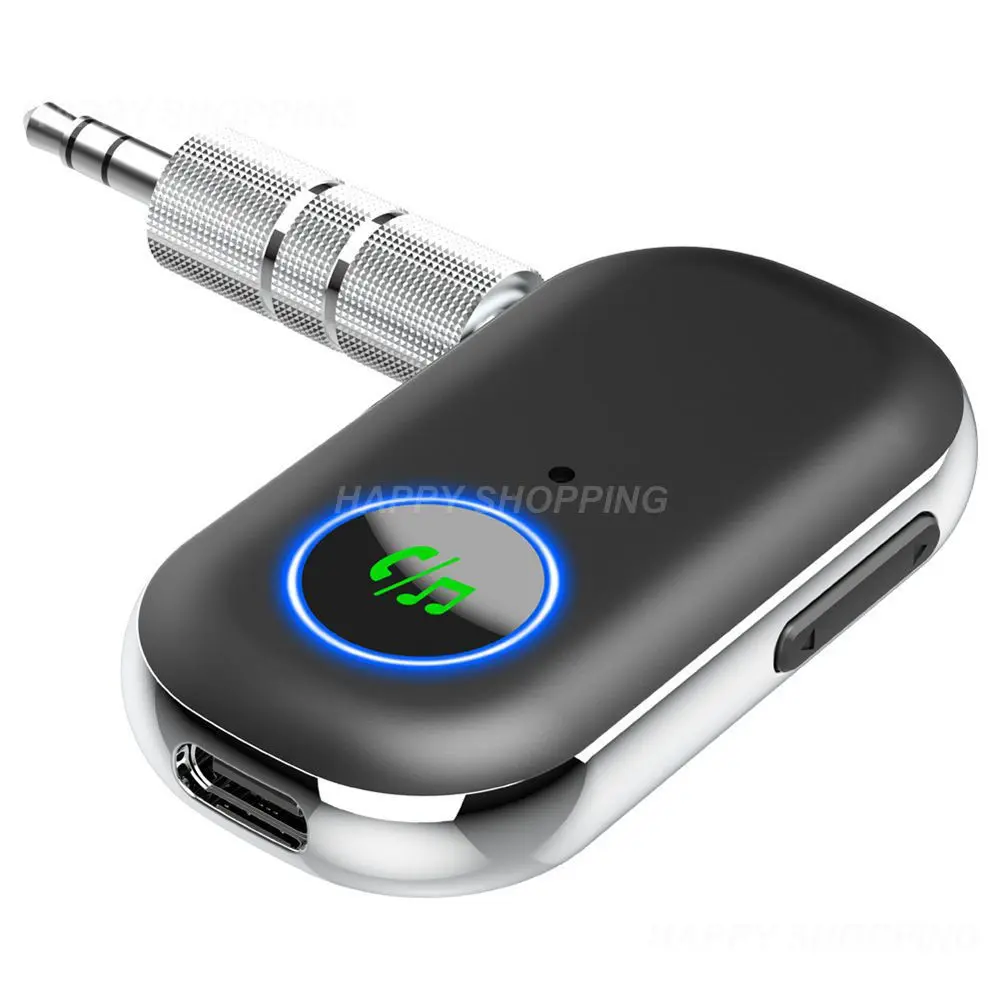 

Converter 3.5mm Stereo Automatically Connect Car Mobile Rechargeable Car Receiver Receiving Bluetooth5.0 Audio Adapter