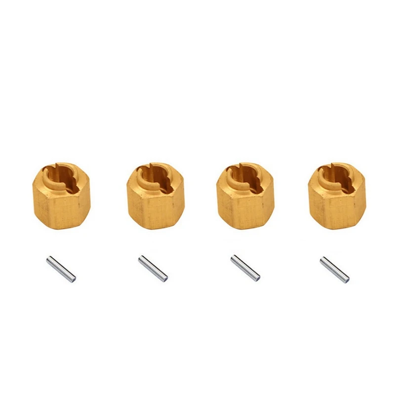 4 шт. латунный удлиненный адаптер шестигранной ступицы колеса 9750 для Traxxas TRX4M TRX-4M
