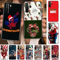 christmas marvel black soft cover the pooh for huawei nova 8 7 6 se 5t 7i 5i 5z 5 4 4e 3 3i 3e 2i pro phone case cases