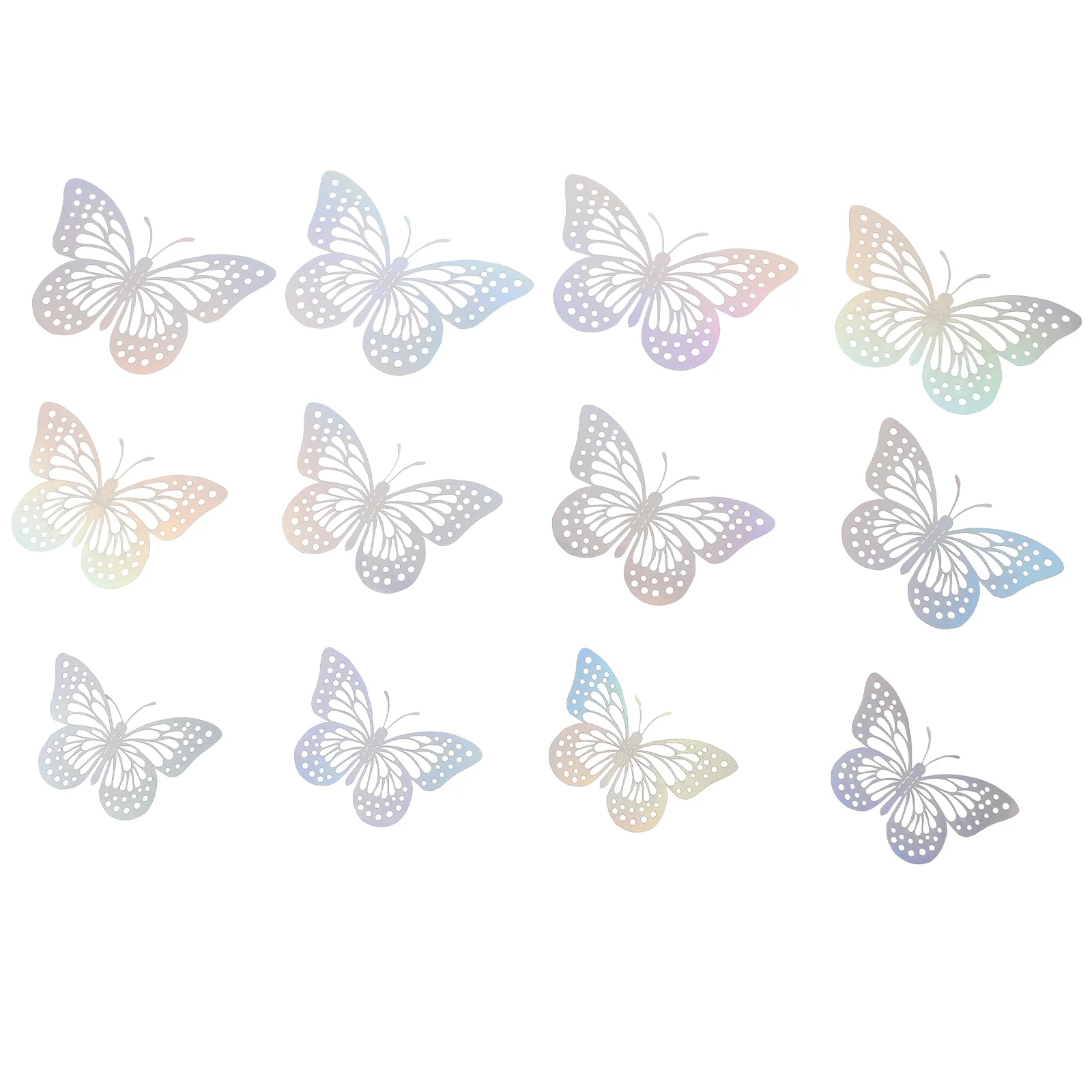

12 Pcs Paper Butterfly Decorations Household Home Butterflies Wall Bedroom DIY Decals
