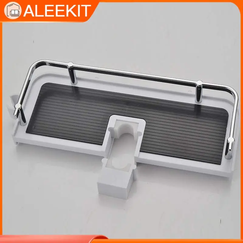 

Настенная пластиковая стойка для хранения без сверления крана, держатель для душа, мыла, органайзер, сухая стойка для слива, подъемный стерж...