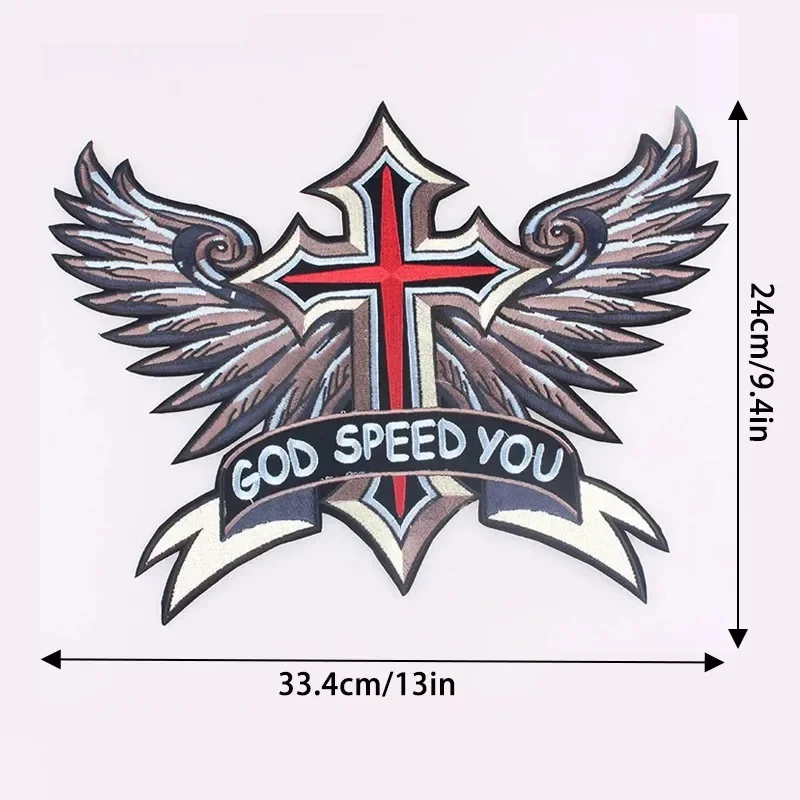 Вышитая Нашивка В Стиле Панк-рок сделай Сам Большой Байкерский Маршрут 66