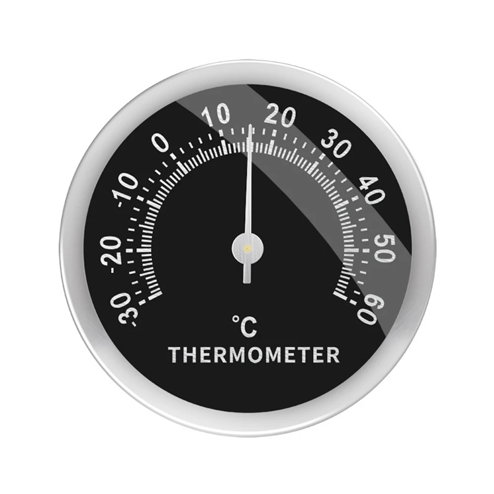 

58mm Temperature Gauge Monitor Indoor Outdoor Thermometer Round Analog Temperature Meter for Home Wall Room Incubator Tank