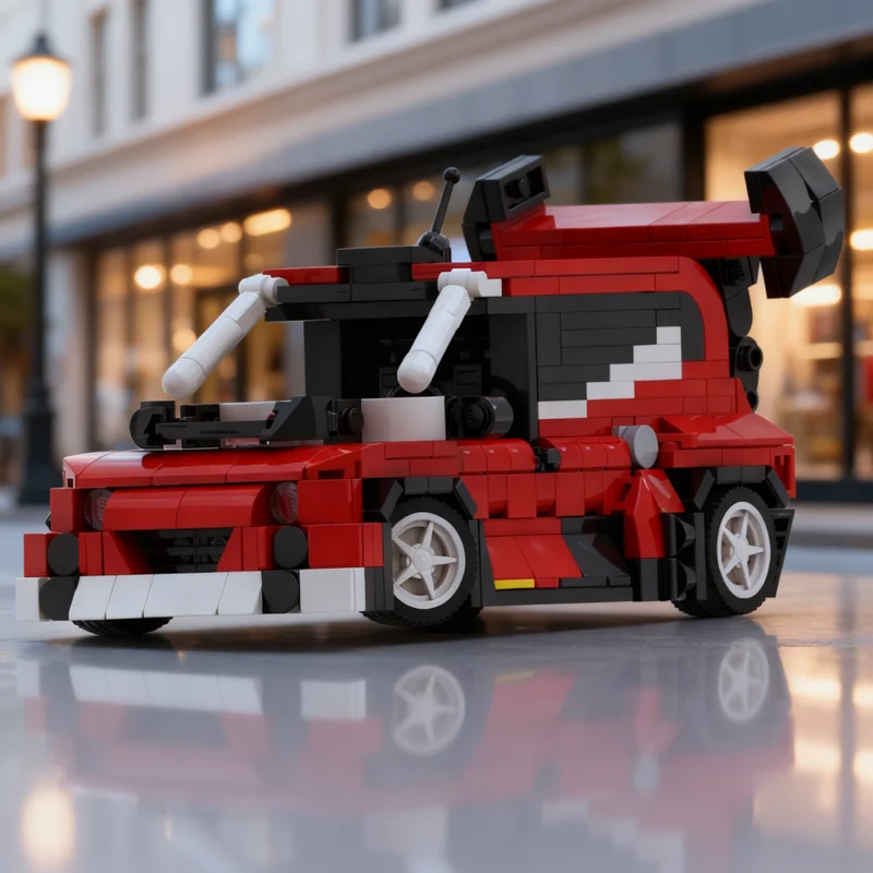 1830 деталей MOC VILEBREQUIN Fiat City Champions: Конструктор-модель, архитектурный набор, идея для рождественского подарка, развивающая игрушка для детей (art.: 3920db1ea5032) - 3920db1ea5032