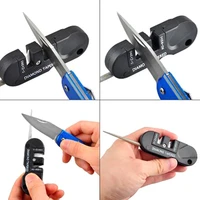 portable tungsten ceramic carbide knife whetstone sharpener tool camp outdoor stainless steel chef accessories tool