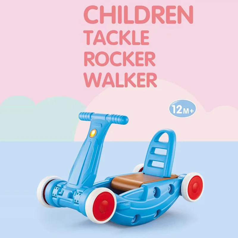 

3 In 1 New Baby Walker Trolley Assemblable Rocking Horse Ride On Toys for Toddler Learning Walking Stroller Scooter Car Gifts