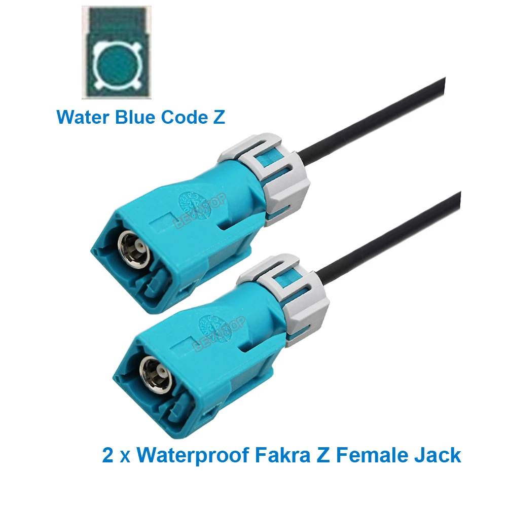 1 шт. водонепроницаемый разъем Fakra A/B/C/D/F/G/H/I/K/Z мама-мама автомобильный видеоразъем