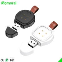 usb wireless charger for fitbit versa 3sense smart watch charger portable watch charger adapter with magnetic charger adapter
