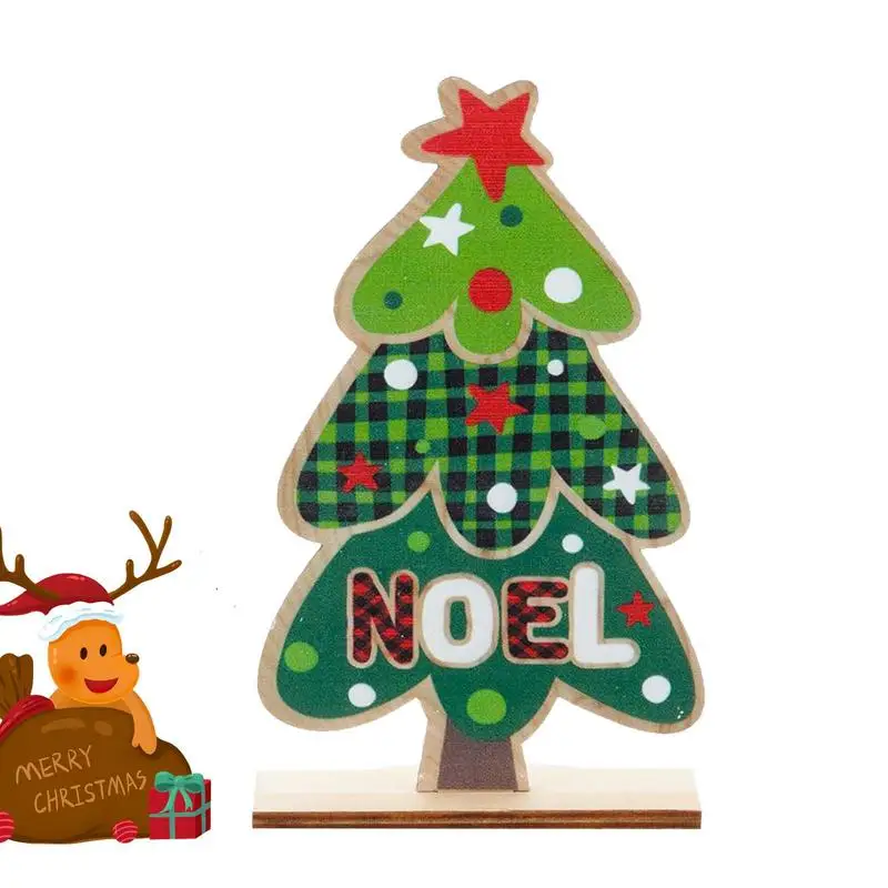 

Деревянные украшения для детей, креативные рождественские украшения в виде Санта-Клауса, рождественские украшения для окна, детской комнаты, квартиры, общежития