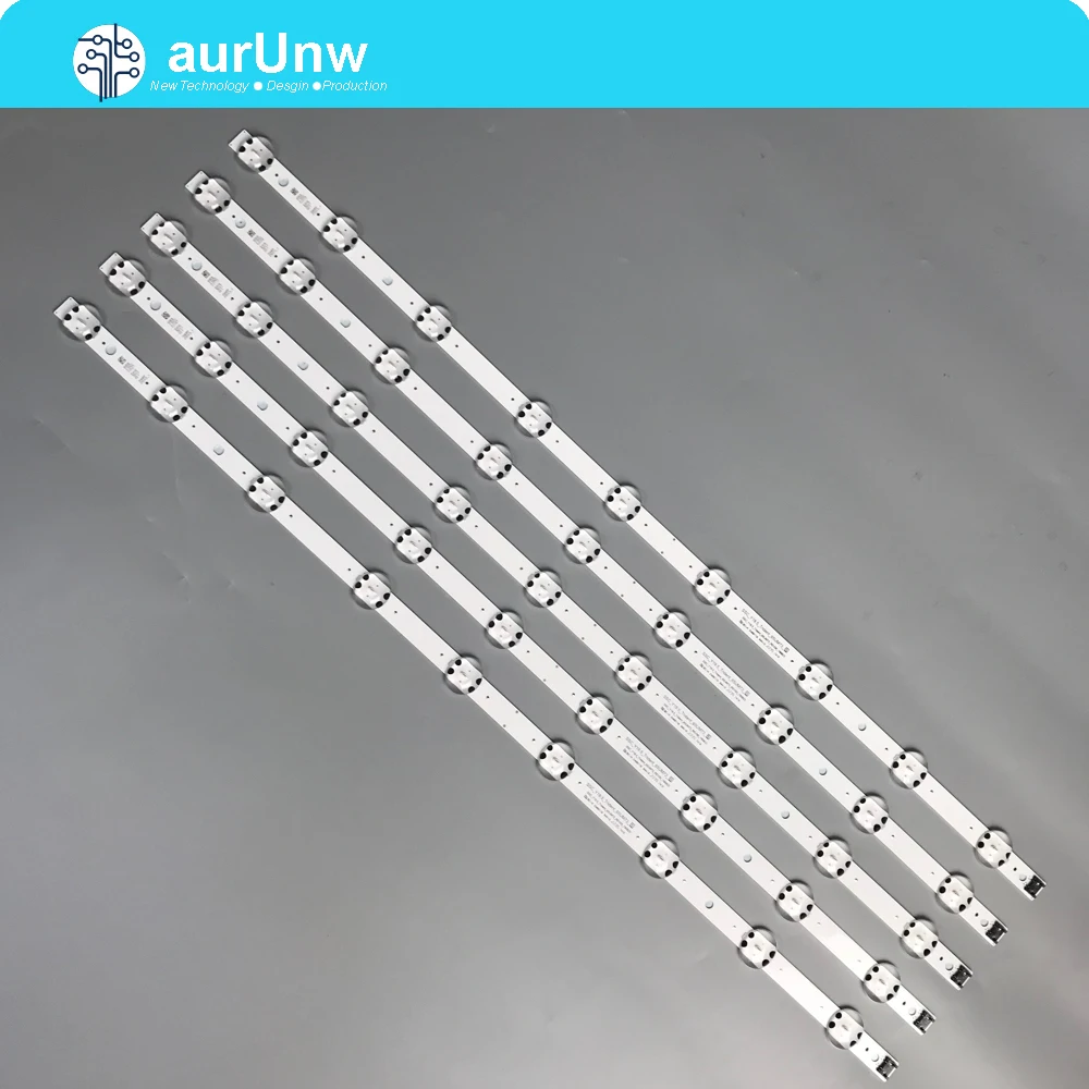 

New 5 PCS 9LED(6V) 715mm LED Backlight Strip for LG 65UM7300PLB LGIT 65UM7300AUE SSC_Y19.5_Trident_65UM73_S E469119