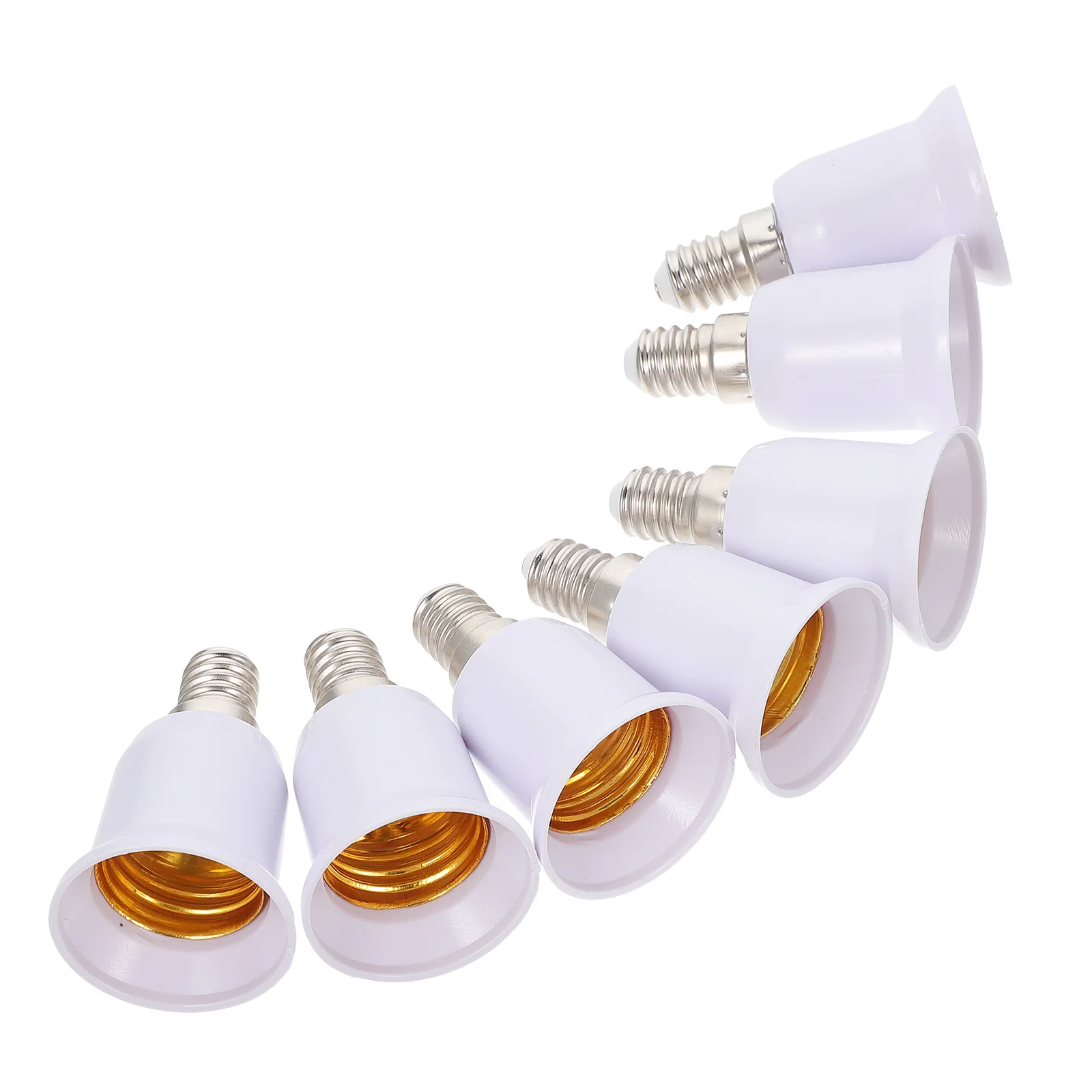 

7pcs Lamp Bulb Adapters Lamp Sockets Converters E14 to E27 Lamp Holders