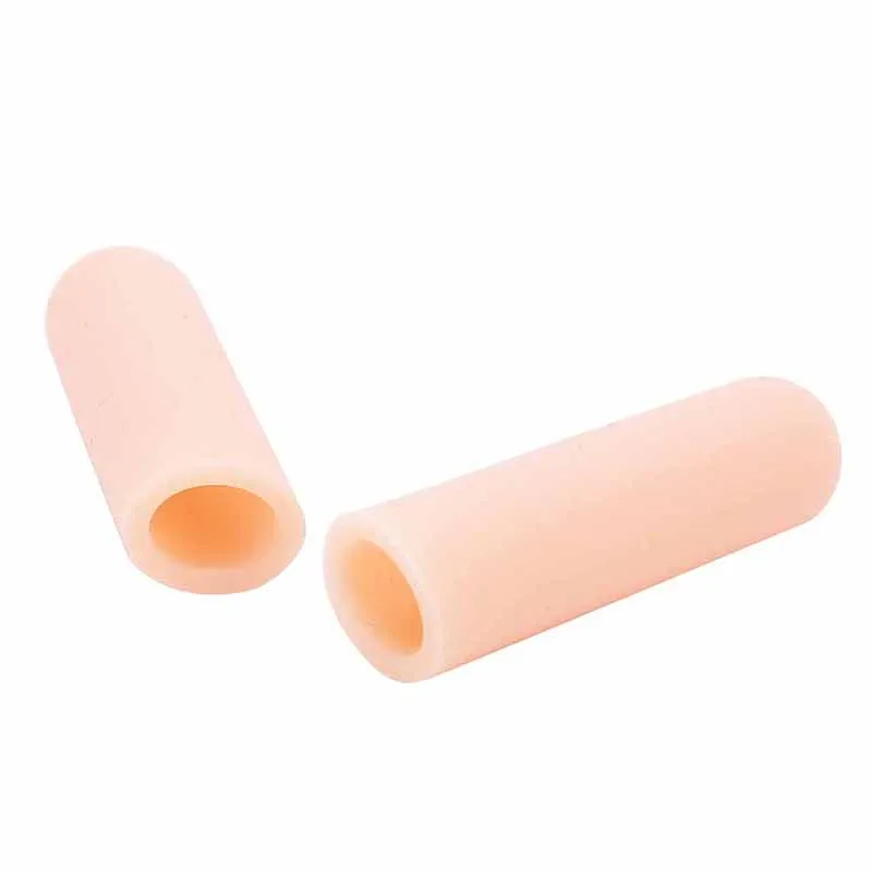 

Professional Toe Tube Finger Protector Spa Sleeves Separators Protector for Nails Silicone Protect Cracked Skin Callus Feet Care