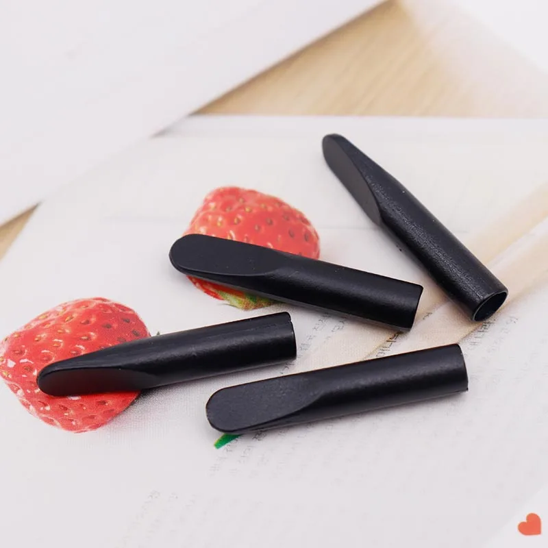 Coolstring Black Plastic Aglets 100pcs/pck Wholesale Shoelace Accessories Air Sneaker Boots Canvas Tape Trendy Lacetends Easytip