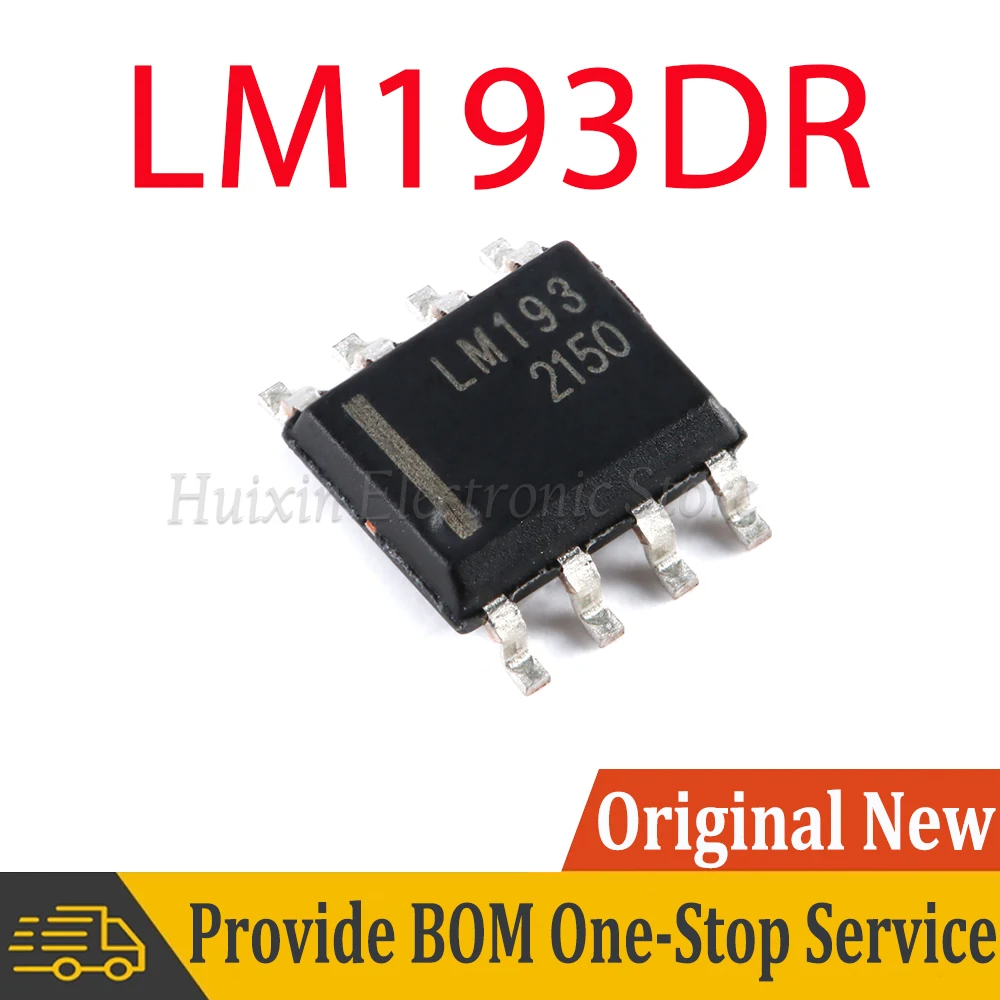 10 шт. LM193DR SOP-8 LM193 LM193D SOP8 Низкое энергопотребление Низкое смещение напряжение двойной компаратор Новый оригинал