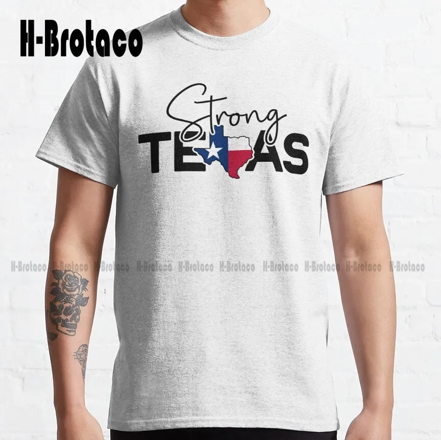 

Pray For Texas Texas Strong Gun Control Now Classic T-Shirt Men'S Golf Shirts Cotton Outdoor Simple Vintag Casual Tee Shirts New