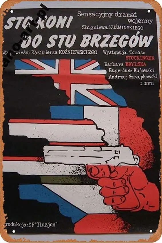 Сто koni do stu brzegow Movie Металлические вывески Decoracin Винтажные металлические жестяные