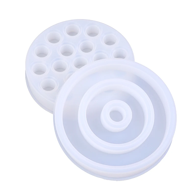 

Round Tray Silicone Mold Jewelry Box Storage Box Mold DIY Handcraft Holder