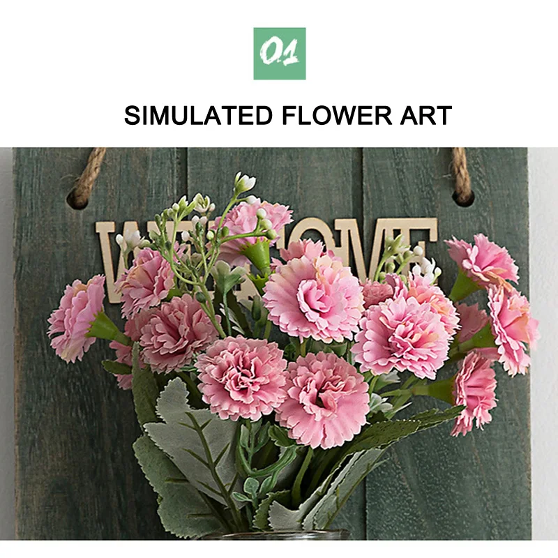 

Новинка, настенная ваза с серыми и зелеными буквами, настенная подвесная Маленькая подвеска для комнаты, гостевого ресторана, домашние Цвет...