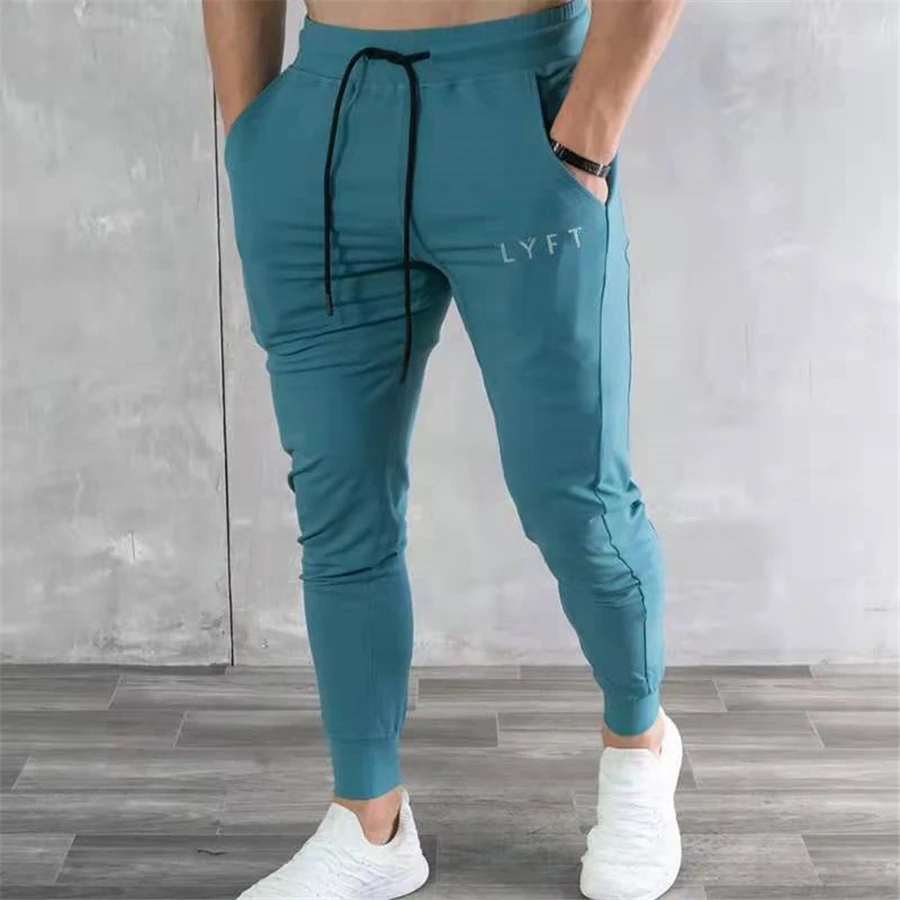 

2022lyftnew Men Homme Streetwear Jogger Fitness Bodybuilding Hombre Sweatpants Trousers Men