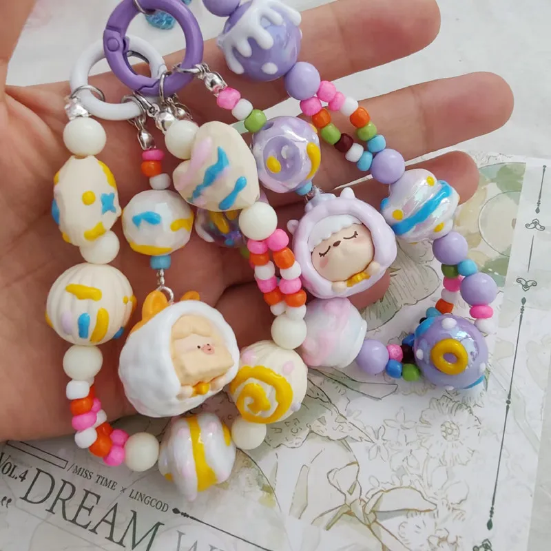 

The ancient zodiac MINI goat cute diy keychain pendant doll presents a small audience