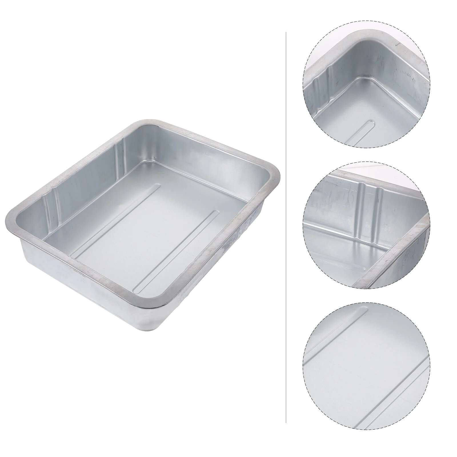 

Portabicicletas Para Auto Car Oil Fluid Change Garage Tool Metal Drain Pan Steel Waste Collector