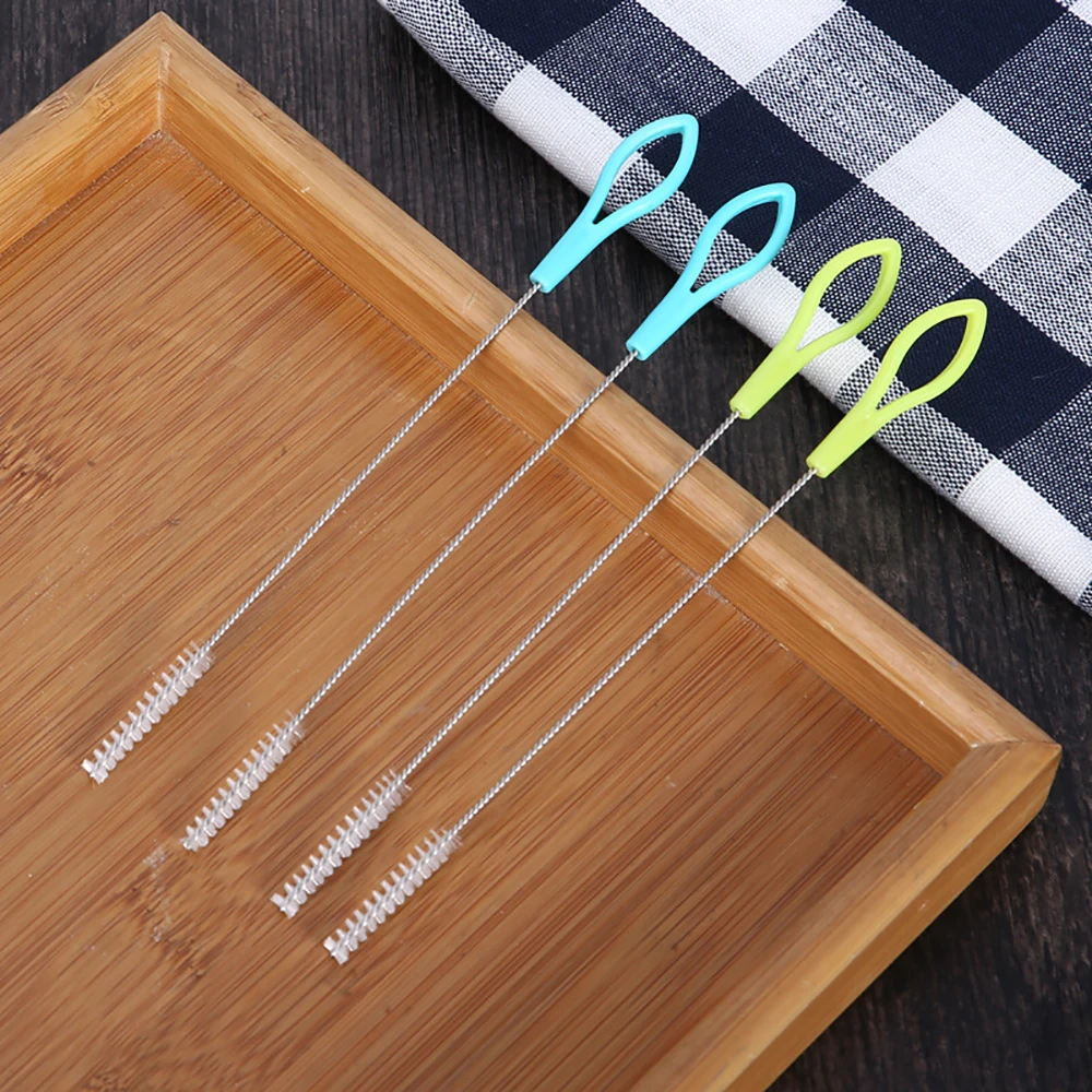 

10pcs/set Random Color Bottle Straw Brush Cleaning long Bottle Drink Water Cup straw Washing Spiral Soft Hair Cleaning Tool