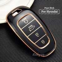 tpu car remote key protected case cover for hyundai tucson 2022 santa fe nexo nx4 atos prime solaris key holder fob accessories