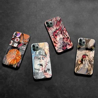 anime naruto gaara phone case tempered glass for iphone 13 12 mini 11 pro xr xs max 8 x 7 plus se 2020 cover