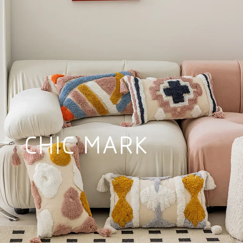 Наволочка для подушки в стиле бохо 30 х50 см