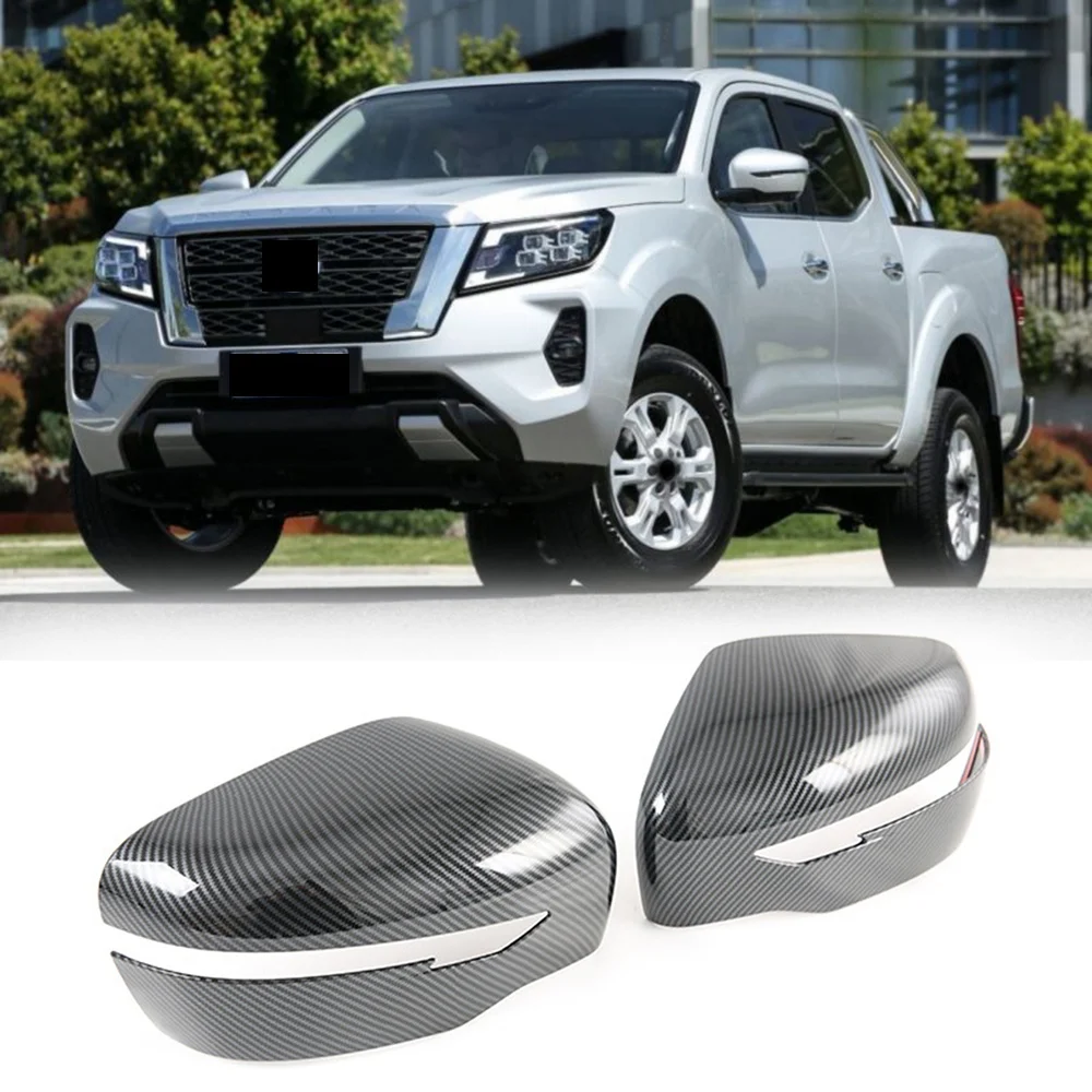 Автомобильная зеркальная Крышка для Nissan Navara NP300 2019 2020 2021 2022 углеродное волокно